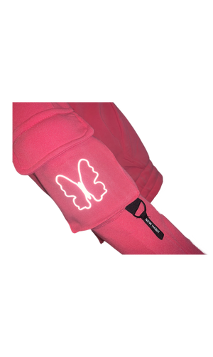 Butterfly Love Reflective Crop Hoodie